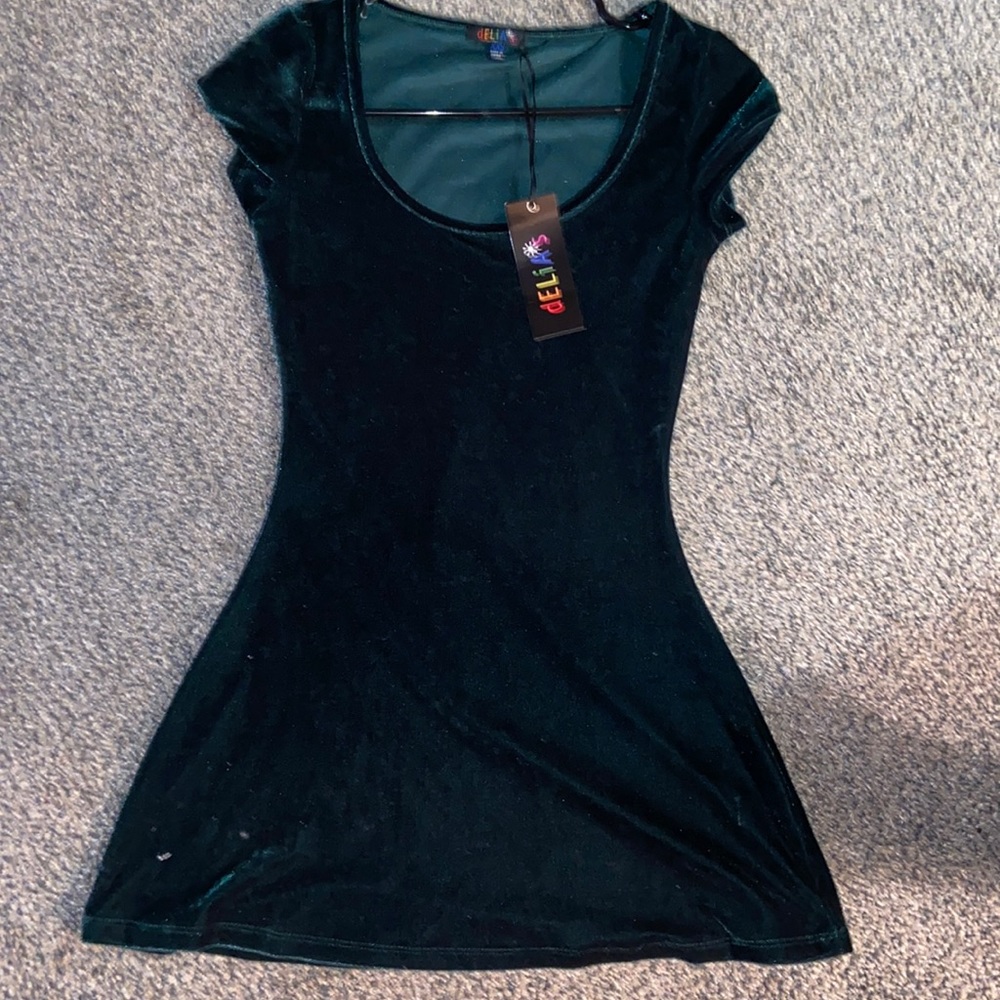 Emerald Green mini dress
